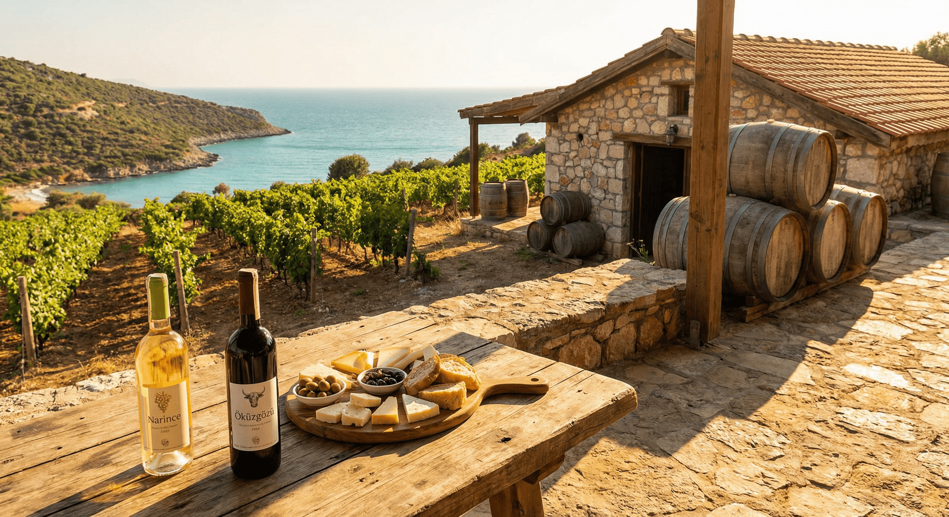 Avşa'da Şarap Kültürü: Bağ Evleri ve Tadım Turları